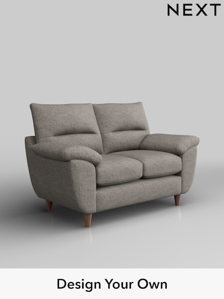 Boucle Weave Easy Clean/Light Dove Grey Elliot Highback (H34394) | £875