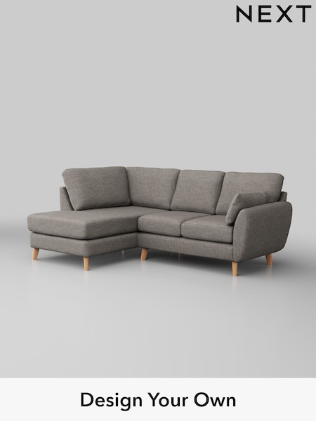 Boucle Weave Easy Clean/Light Dove Grey Wilson (H34395) | £1,475