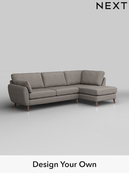 Boucle Weave Easy Clean/Light Dove Grey Wilson (H34395) | £1,575