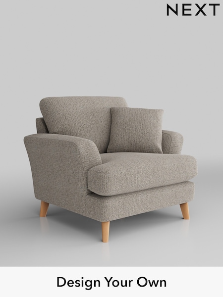 Chunky Boucle Easy Clean/Dove Conway Relaxed Sit (H34397) | £875
