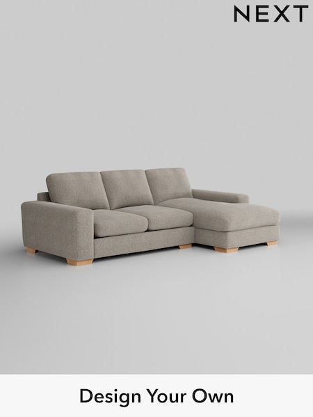 Chunky Boucle Easy Clean/Dove Houghton Deep Relaxed Sit (H34398) | £2,125