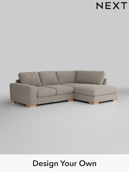 Chunky Boucle Easy Clean/Dove Houghton Deep Relaxed Sit (H34398) | £2,150