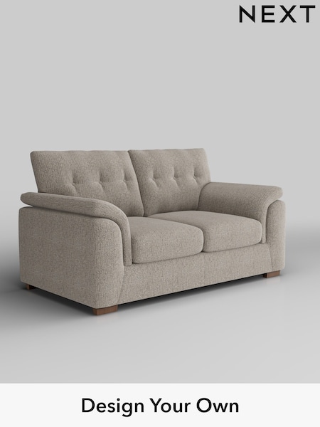 Chunky Boucle Easy Clean/Dove Hayden Buttoned Back (H34402) | £1,125