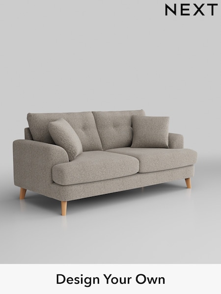 Chunky Boucle Easy Clean/Dove Parker Buttoned Back (H34406) | £1,425