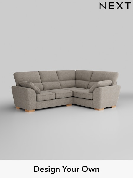 Chunky Boucle Easy Clean/Dove Stamford Highback (H34412) | £2,150