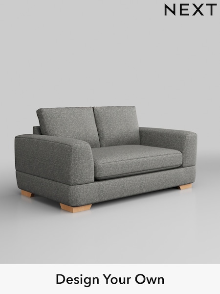 Chunky Boucle Easy Clean/Mid Grey Clayton (H34416) | £1,125