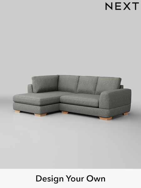 Chunky Boucle Easy Clean/Mid Grey Clayton (H34416) | £1,725