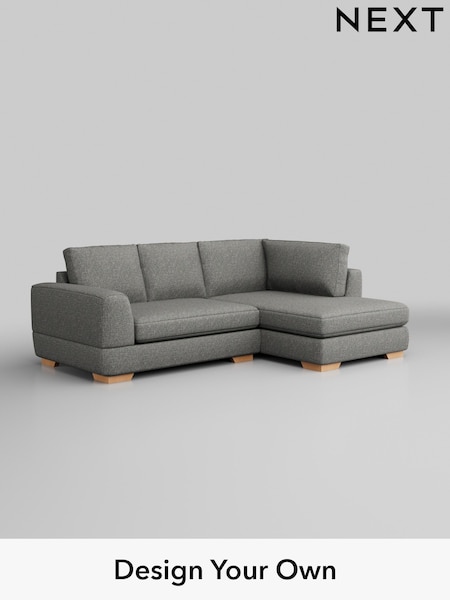 Chunky Boucle Easy Clean/Mid Grey Clayton (H34416) | £1,725