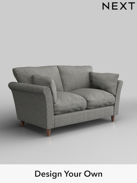 Chunky Boucle Easy Clean/Mid Grey Hartley Relaxed Sit (H34418) | £1,075