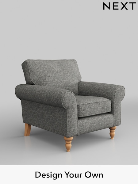 Chunky Boucle Easy Clean/Mid Grey Mallory (H34424) | £625