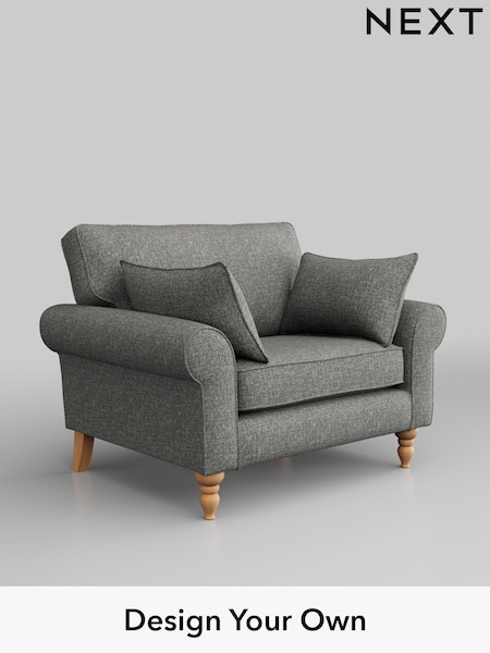 Chunky Boucle Easy Clean/Mid Grey Mallory (H34424) | £725