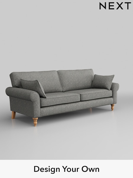 Chunky Boucle Easy Clean/Mid Grey Mallory (H34424) | £1,099