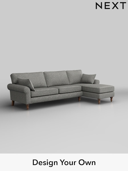 Chunky Boucle Easy Clean/Mid Grey Mallory (H34424) | £1,575