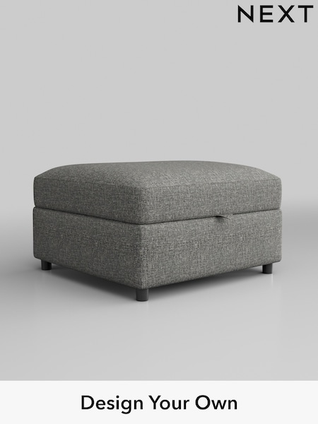 Chunky Boucle Easy Clean/Mid Grey Parker Platform (H34426) | £499