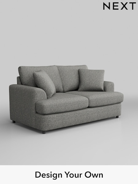 Chunky Boucle Easy Clean/Mid Grey Parker Platform (H34426) | £1,175