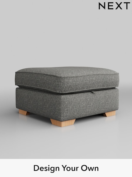 Chunky Boucle Easy Clean/Mid Grey Stamford Grand Relaxed Sit (H34428) | £499