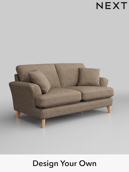 Chunky Boucle Easy Clean/Mid Natural Conway Relaxed Sit (H34437) | £1,250