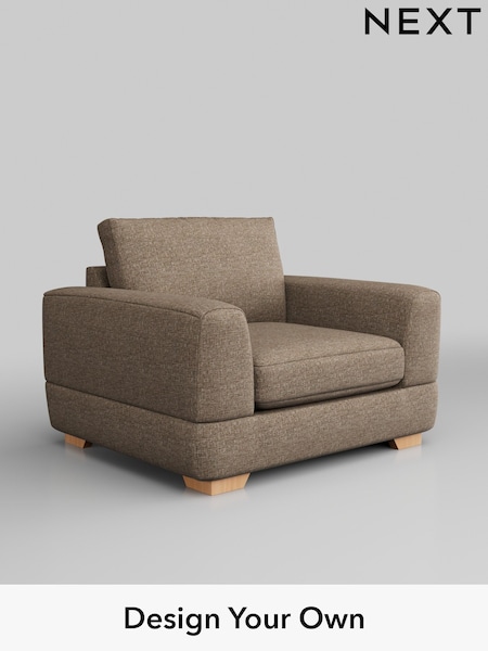Chunky Boucle Easy Clean/Mid Natural Clayton (H34438) | £850