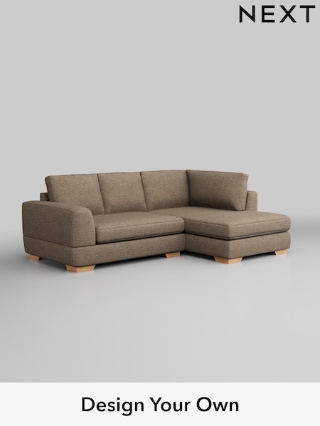 Chunky Boucle Easy Clean/Mid Natural Clayton (H34438) | £1,725