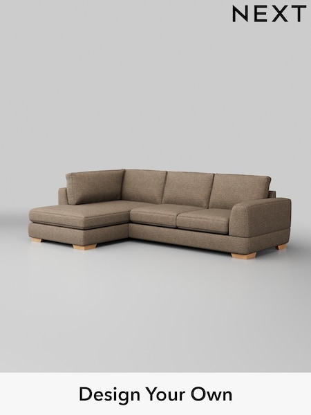 Chunky Boucle Easy Clean/Mid Natural Clayton (H34438) | £1,825