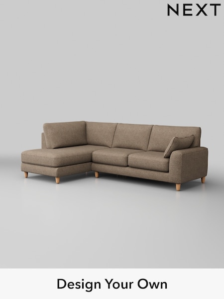 Chunky Boucle Easy Clean/Mid Natural Campbell (H34439) | £1,875