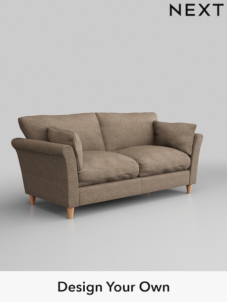 Chunky Boucle Easy Clean/Mid Natural Hartley Relaxed Sit (H34442) | £1,275