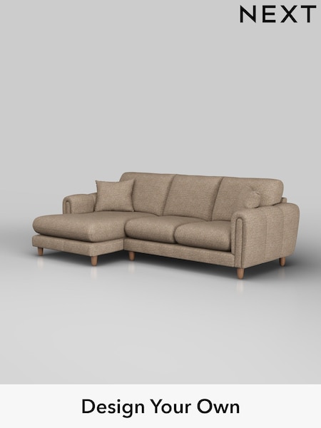 Chunky Boucle Easy Clean/Mid Natural Odella (H34444) | £1,950