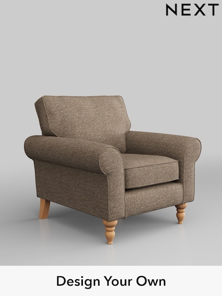 Chunky Boucle Easy Clean/Mid Natural Mallory (H34446) | £625