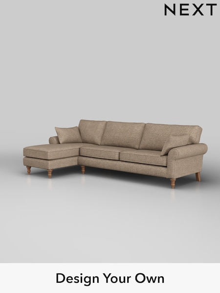 Chunky Boucle Easy Clean/Mid Natural Mallory (H34446) | £1,575