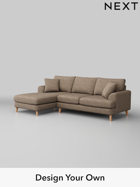 Chunky Boucle Easy Clean/Mid Natural Parker (H34448) | £2,150