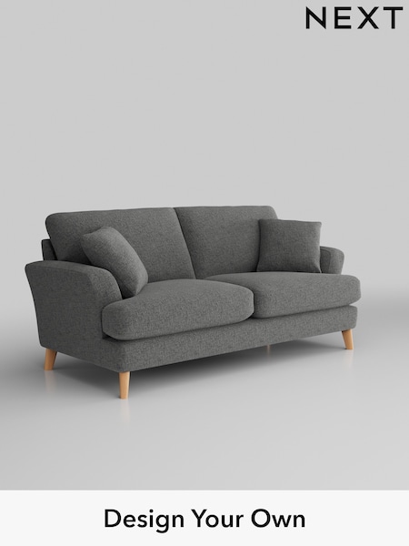 Chunky Chenille/Dark Grey Conway Relaxed Sit (H34455) | £1,350