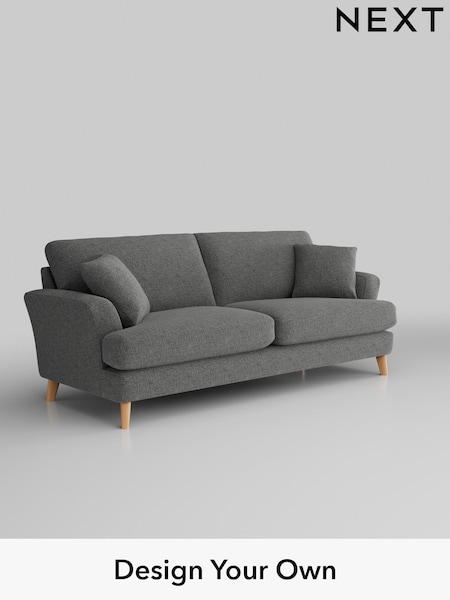 Chunky Chenille/Dark Grey Conway Relaxed Sit (H34455) | £1,450