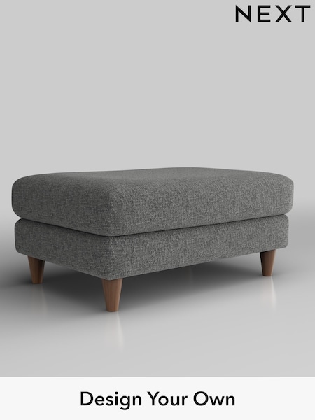 Chunky Chenille/Dark Grey Hartley Highback Relaxed Sit (H34456) | £425