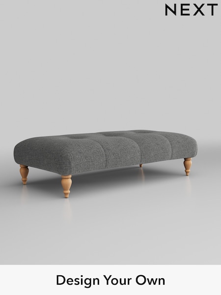 Chunky Chenille/Dark Grey Erin Buttoned Back Deep Sit (H34458) | £499