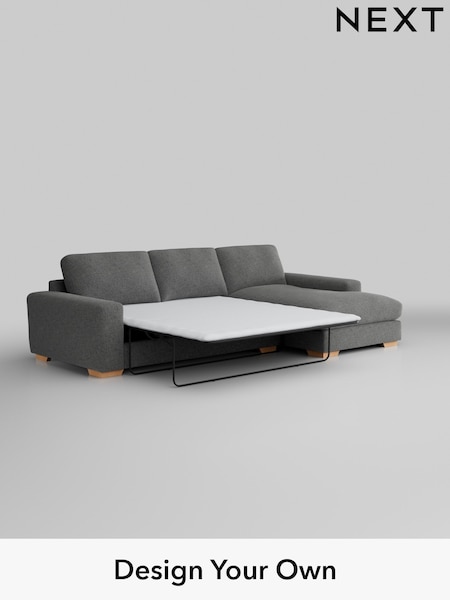 Chunky Chenille/Dark Grey Houghton Deep Relaxed Sit (H34459) | £2,825