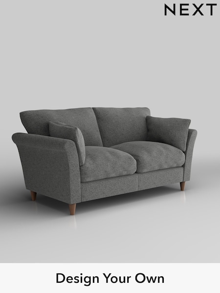 Chunky Chenille/Dark Grey Hartley Relaxed Sit (H34460) | £1,175