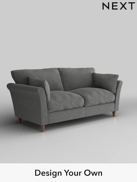 Chunky Chenille/Dark Grey Hartley Relaxed Sit (H34460) | £1,275
