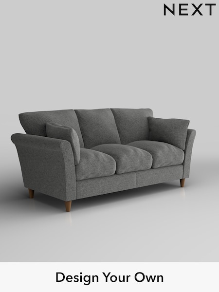 Chunky Chenille/Dark Grey Hartley Relaxed Sit (H34460) | £1,275