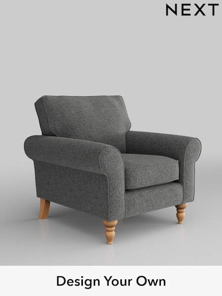 Chunky Chenille/Dark Grey Mallory (H34461) | £625