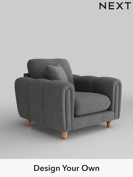 Chunky Chenille/Dark Grey Odella (H34463) | £875