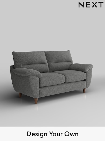 Chunky Chenille/Dark Grey Elliot Highback (H34468) | £1,075