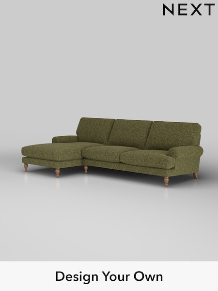 Chunky Chenille/Dark Moss Green Erin Deep Relaxed Sit (H34473) | £1,975