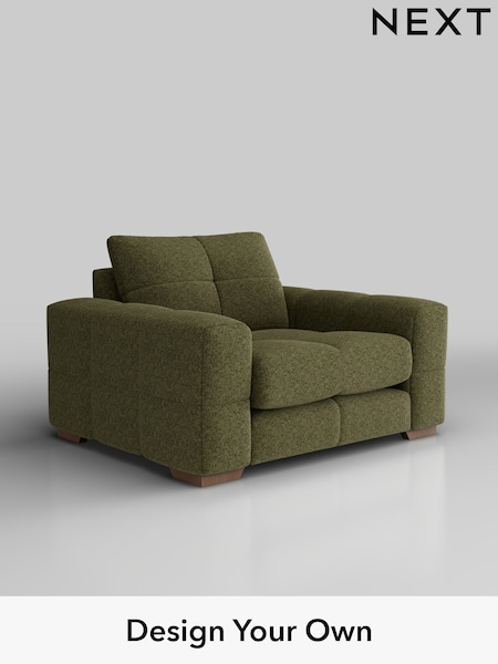 Chunky Chenille/Dark Moss Green Brooke Deep Sit (H34475) | £1,325