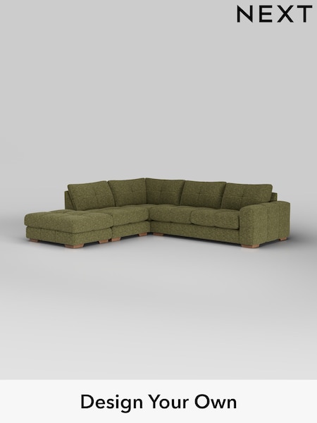Chunky Chenille/Dark Moss Green Brooke Deep Sit (H34475) | £2,825