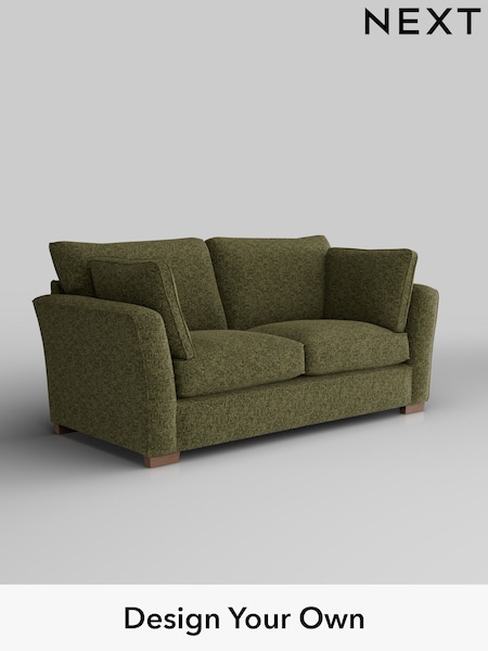 Chunky Chenille/Dark Moss Green Heath Highback (H34476) | £1,225