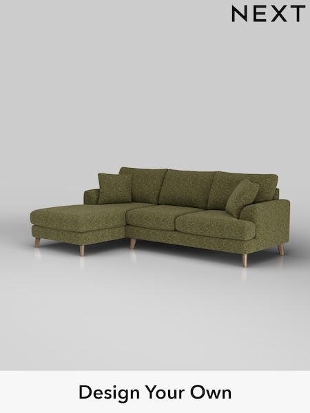Chunky Chenille/Dark Moss Green Parker (H34480) | £2,150