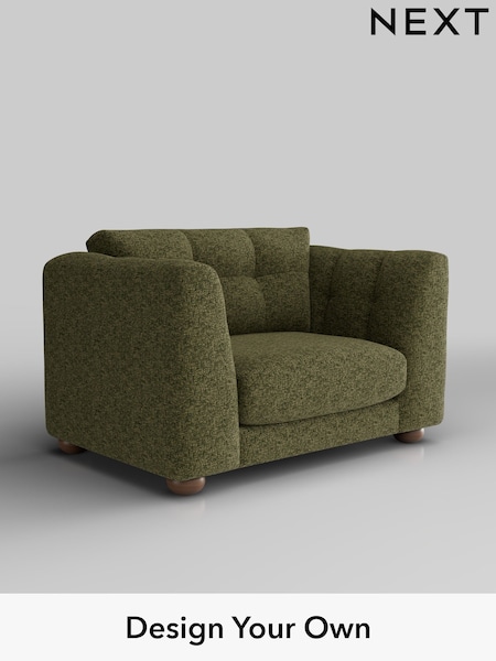 Chunky Chenille/Dark Moss Green Jasmine (H34484) | £1,175