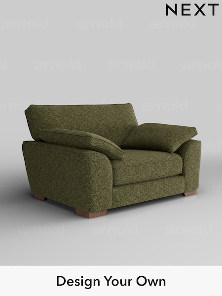 Chunky Chenille/Dark Moss Green Stamford Grand Relaxed Sit (H34485) | £1,299