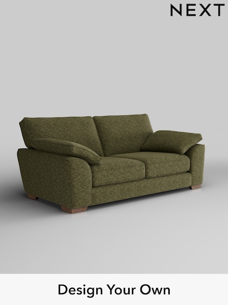 Chunky Chenille/Dark Moss Green Stamford Grand Relaxed Sit (H34485) | £1,725