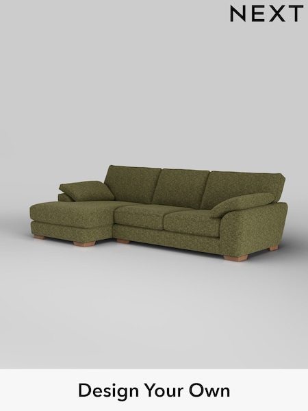 Chunky Chenille/Dark Moss Green Stamford Grand Relaxed Sit (H34485) | £2,550
